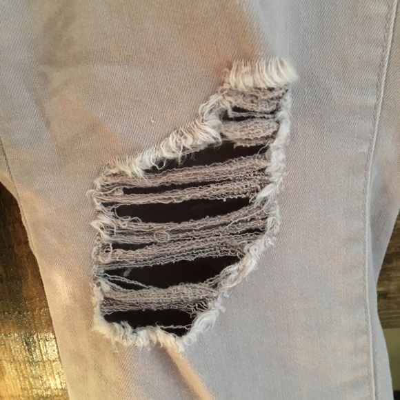 🎀Pink/mauve distressed Refuge stretch jeans - Picture 5 of 7